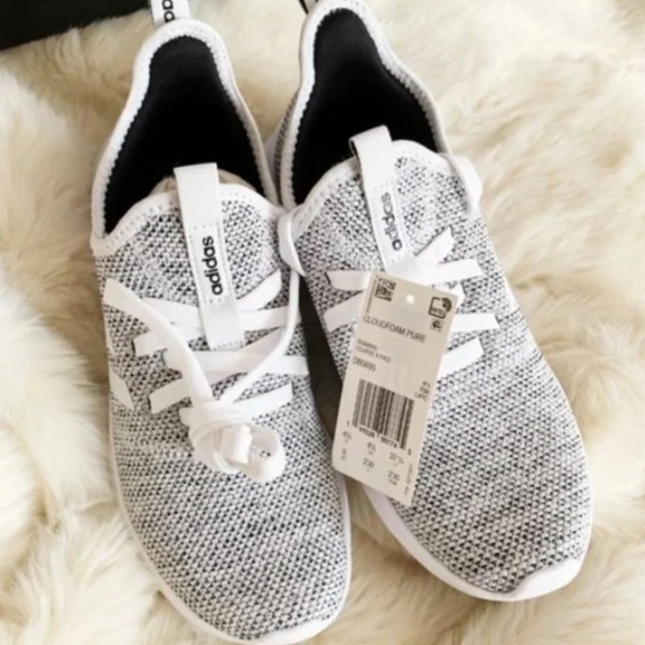 adidas gray cloudfoam trainers 🌼 - Picture 3 of 5